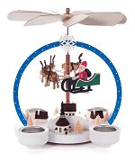 Winter Magic - Flying Santa<br>Tealight Pyramid